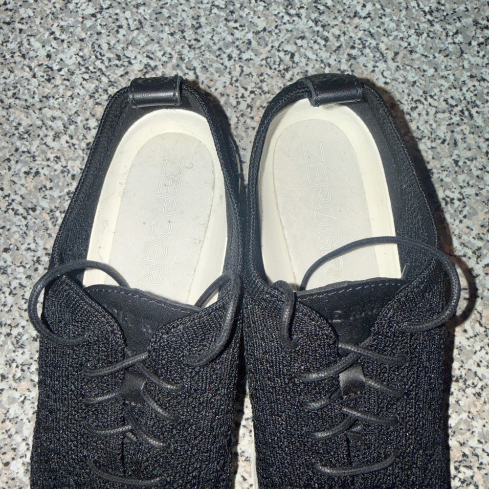 Cole Haan Zerogrand Stitchlite Womens 8.5B Black Knit Oxford Shoes Comfort - Picture 5 of 7